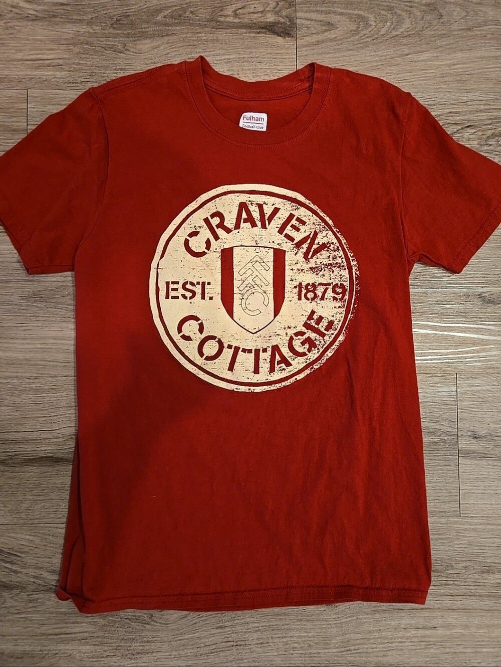 Fulham Craven Cottage Red Graphic T‑Shirt